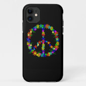 Peace Symbol Flower Power Case-Mate iPhoneケース (裏面)