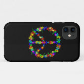 Peace Symbol Flower Power Case-Mate iPhoneケース (裏面(横))
