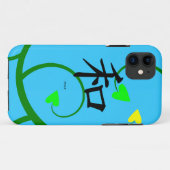 Peace Symbol withハートiphone 5ケース Case-Mate iPhoneケース (裏面(横))