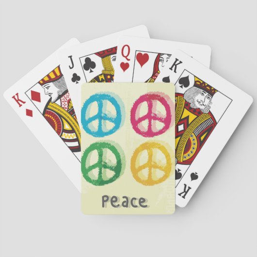 Peace Symbols Playing Cards トランプ (裏面)