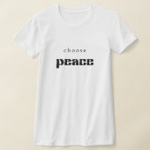 Peace Tシャツの選択 Tシャツ (レイダウン)