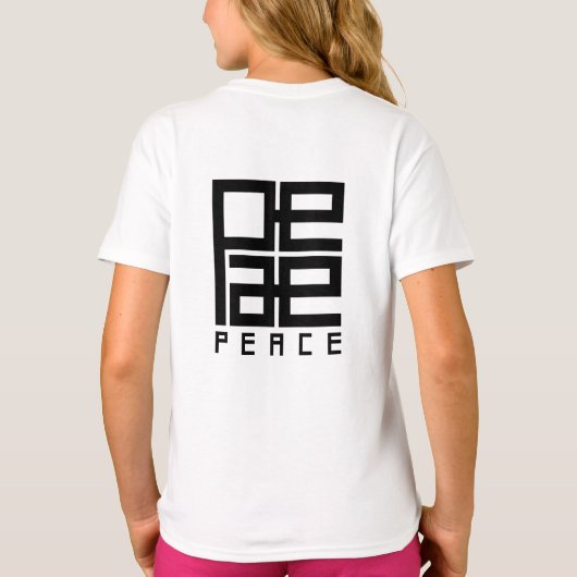 Peace Tシャツ (裏面)