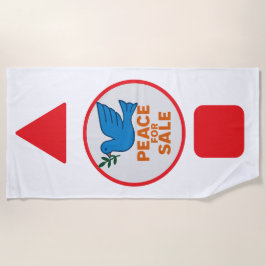 Peace theme designed beach towel ビーチタオル