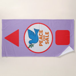 Peace theme designed beach Towel ビーチタオル