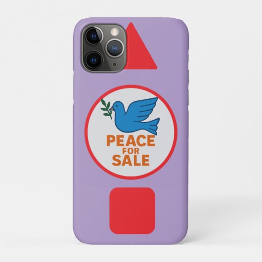 Peace theme designed phone case Case-Mate iPhoneケース (裏)