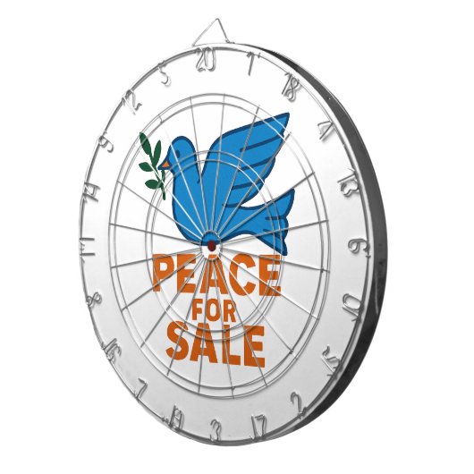 Peace Themed ダーツボード (正面右)