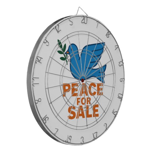 Peace Themed ダーツボード (正面左)