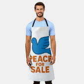 Peace themed apron エプロン (着用した状態)