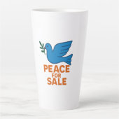 Peace Themed Coffe Mug ,Traveller Mug カフェラテマグ (正面)