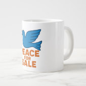 Peace Themed Coffe Mug ,Traveller Mug ジャンボコーヒーマグカップ (正面右)