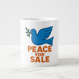 Peace Themed Coffe Mug ,Traveller Mug ジャンボコーヒーマグカップ
