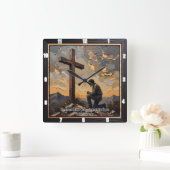 Peace Through Blood: Cross's Calm スクエア壁時計 (ホーム)