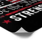 Peace Through Strength Trump Operation Midnight Ha ポスター (角)