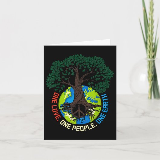 Peace Tree Love - Environmental Protection Earth D カード (正面)