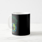 Peace Tree Love - Environmental Protection Earth D コーヒーマグカップ (正面左)