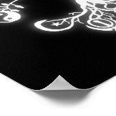 Peace Tree - White Glow ポスター (角)