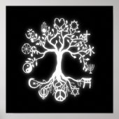 Peace Tree - White Glow ポスター (正面)