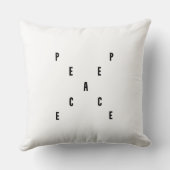 Peace Typography クッション (裏面)