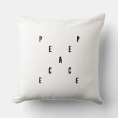 Peace Typography クッション (正面)