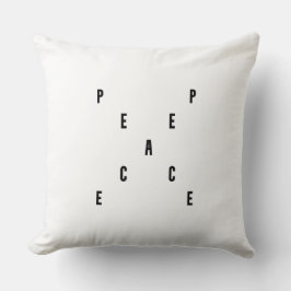 Peace Typography クッション