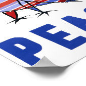 Peace Uneditedヴィンテージ写真Old Etic Pictur ポスター (角)