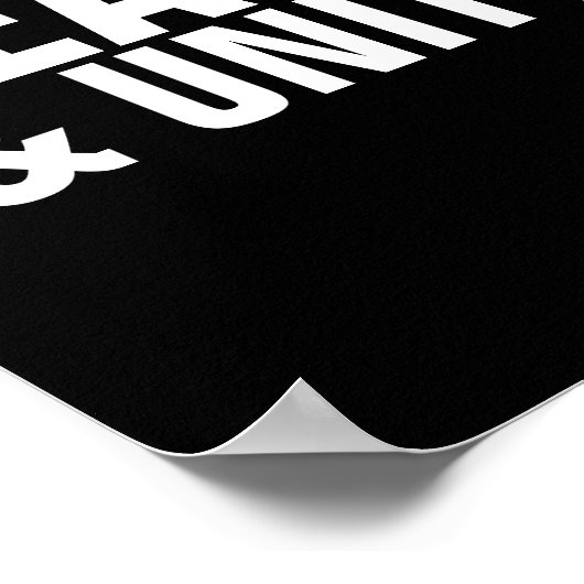 PEACE & UNITYのポスター ポスター (角)