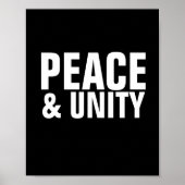 PEACE & UNITYのポスター ポスター (正面)