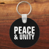 PEACE & UNITYキーチェーン キーホルダー (正面)