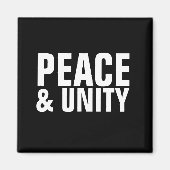 PEACE & UNITYマグネット マグネット (正面)