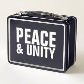 PEACE & UNITYメタルランチボックス メタルランチボックス (裏面)