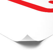 PEACE UNITY LOVE ♥ 20インチx 20インチ、ポスター紙 ポスター (コーナー)