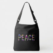 Peace Within, Peace Around | Inspirational  クロスボディバッグ (正面)