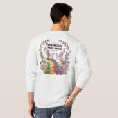 Peace Within, Pride Around – LGBTQ Camping Nature Tシャツ (裏面フル)