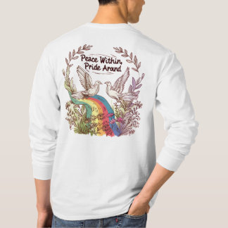 Peace Within, Pride Around – LGBTQ Camping Nature Tシャツ