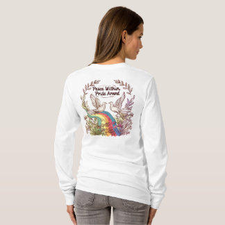 Peace Within, Pride Around – LGBTQ Camping Nature Tシャツ