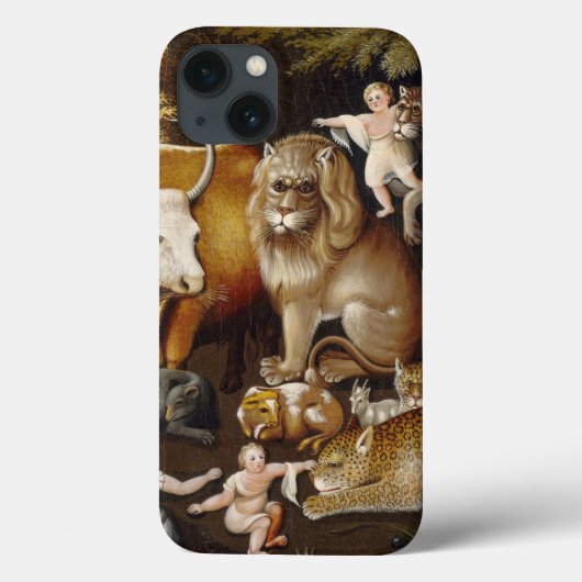 Peaceable Kingdom, c.1834 (oil on canvas) Case-Mate iPhoneケース (裏面)