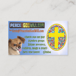 PeaceAndGodWill.com 名刺