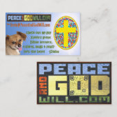 PeaceAndGodWill.com 名刺 (正面/裏面)