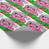 PeaceCatの休日のGiftwrapの紙 ラッピングペーパー (角)