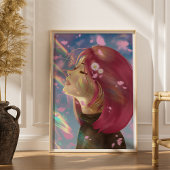 Peaceful Bloom Rainbow Touches ポスター