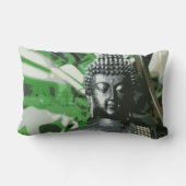 Peaceful Buddha Meditation Lumbar Pillow – Zen ランバークッション (裏面)