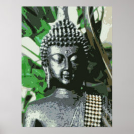 Peaceful Buddha Meditation Poster – Centered Zen A ポスター