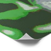 Peaceful Buddha Meditation Poster – Close-Up Zen ポスター (角)