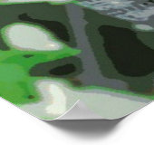 Peaceful Buddha Meditation Poster – Zen Wall Art ポスター (角)