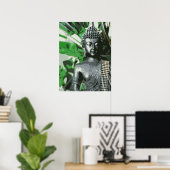 Peaceful Buddha Meditation Poster – Zen Wall Art ポスター (ホームオフィス)