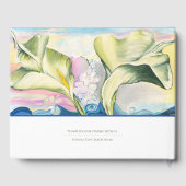 Peaceful Calla Lily Ocean Vacation Home Guest Book ゲストブック (裏面)