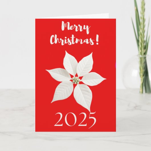 Peaceful Christmas Wishes Greeting Card シーズンカード (正面)