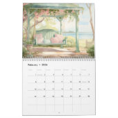  Peaceful Corners for Quiet Contemplation Calendar カレンダー (2月 2026)