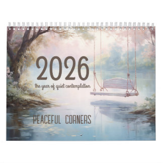  Peaceful Corners for Quiet Contemplation Calendar カレンダー