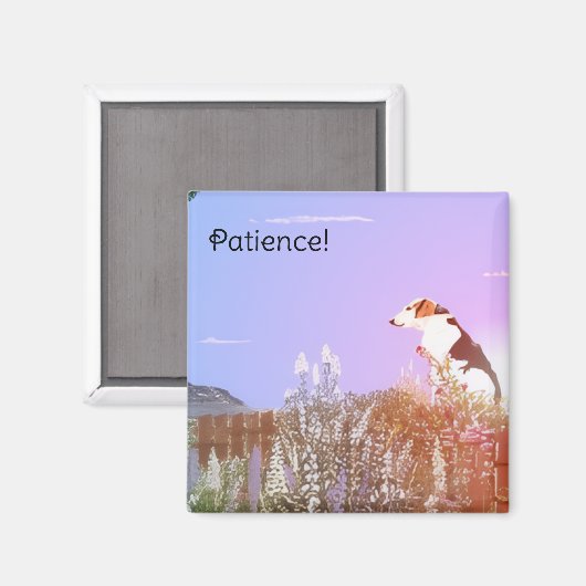 Peaceful Dog マグネット (正面/裏面)